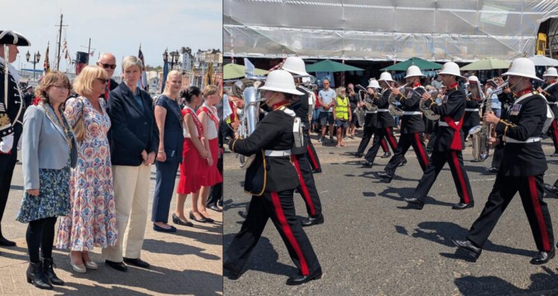 Polly Billington MP commemorating the 85th anniversary of Operation Dynamo in Ramsgate