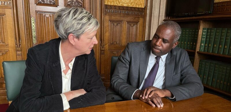 Polly Billington MP meets with Foreign Secretary David Lammy to push for tougher action to stop the war in Gaza